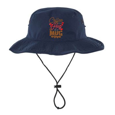 Cute Coffee Is A Hug In Mug Cafe Saying Java Lover Bucket Hat