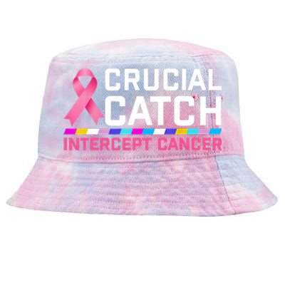 Crucial Catch Intercept Cancer Tie-Dyed Bucket Hat