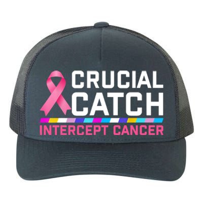 Crucial Catch Intercept Cancer Yupoong Adult 5-Panel Trucker Hat