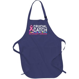 Crucial Catch Intercept Cancer Full-Length Apron With Pockets