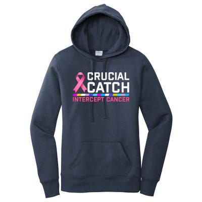 Crucial Catch Intercept Cancer Women's Pullover Hoodie