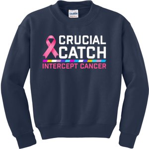 Crucial Catch Intercept Cancer Kids Sweatshirt