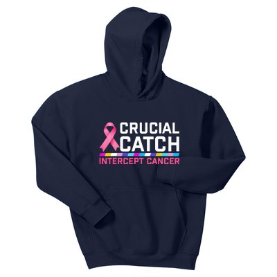 Crucial Catch Intercept Cancer Kids Hoodie