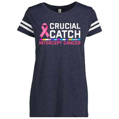 Crucial Catch Intercept Cancer Enza Ladies Jersey Football T-Shirt