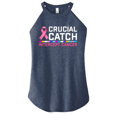 Crucial Catch Intercept Cancer Women's Perfect Tri Rocker Tank