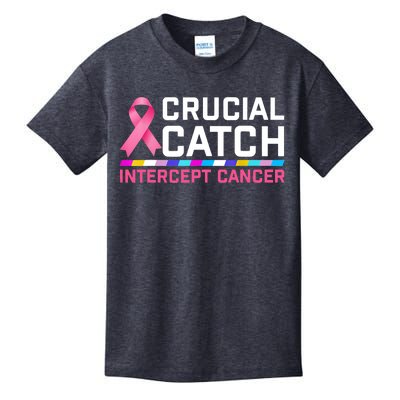 Crucial Catch Intercept Cancer Kids T-Shirt