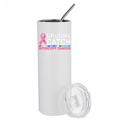 Crucial Catch Intercept Cancer Stainless Steel Tumbler