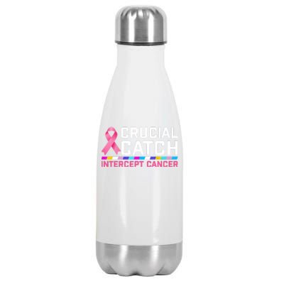 Crucial Catch Intercept Cancer Stainless Steel Insulated Water Bottle