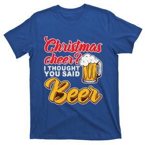 Christmas Cheer I Thought You Said Beer Weihnachten Bier T-Shirt