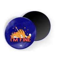 Cute Cat I Am Fine Design Funny Gift Magnet