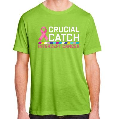 Crucial Catch Intercept Cancer Breast Breast Cancer Awareness Adult ChromaSoft Performance T-Shirt