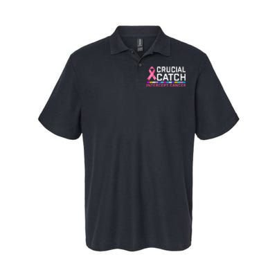 Crucial Catch Intercept Cancer Breast Breast Cancer Awareness Softstyle Adult Sport Polo