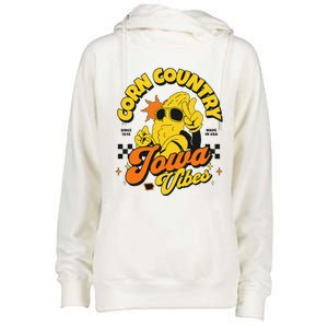 Corn Country Iowa Vibes Since 1846 Farming Corn Iowa Womens Funnel Neck Pullover Hood