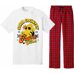 Corn Country Iowa Vibes Since 1846 Farming Corn Iowa Pajama Set