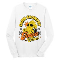 Corn Country Iowa Vibes Since 1846 Farming Corn Iowa Tall Long Sleeve T-Shirt