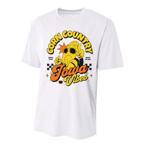 Corn Country Iowa Vibes Since 1846 Farming Corn Iowa Performance Sprint T-Shirt