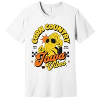 Corn Country Iowa Vibes Since 1846 Farming Corn Iowa Premium T-Shirt