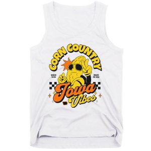 Corn Country Iowa Vibes Since 1846 Farming Corn Iowa Tank Top