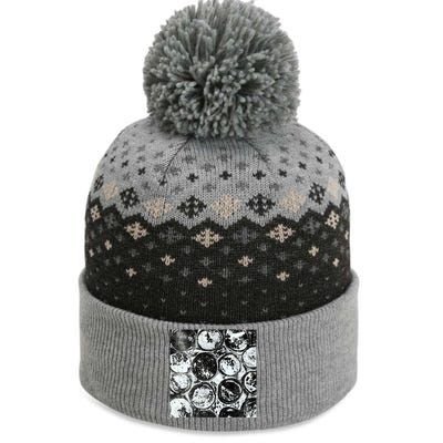 Circles The Baniff Cuffed Pom Beanie