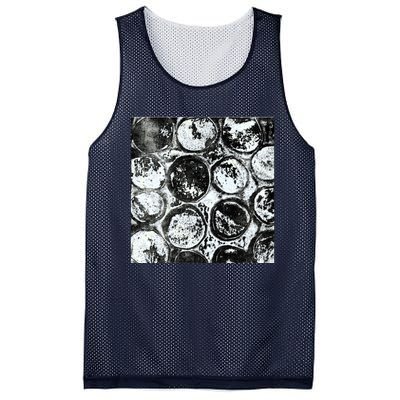 Circles Mesh Reversible Basketball Jersey Tank