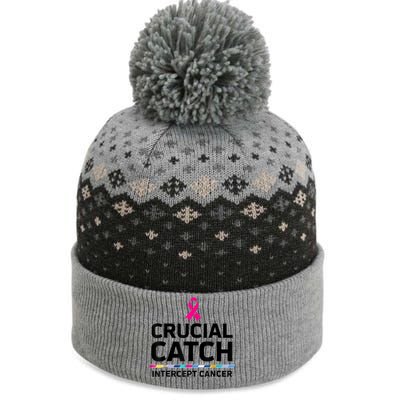 Crucial Catch Intercept Cancer The Baniff Cuffed Pom Beanie