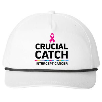 Crucial Catch Intercept Cancer Snapback Five-Panel Rope Hat