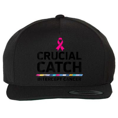 Crucial Catch Intercept Cancer Wool Snapback Cap