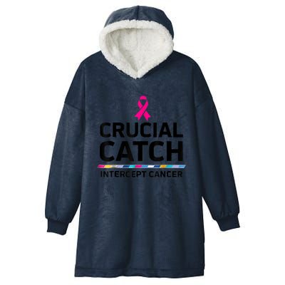 Crucial Catch Intercept Cancer Hooded Wearable Blanket