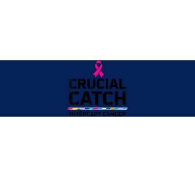 Crucial Catch Intercept Cancer Bumper Sticker