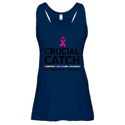 Crucial Catch Intercept Cancer Ladies Essential Flowy Tank