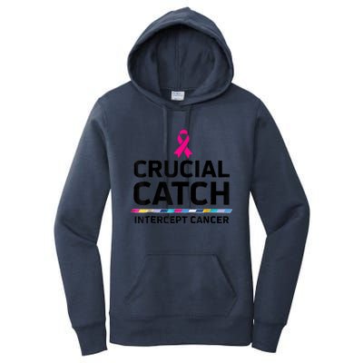 Crucial Catch Intercept Cancer Women's Pullover Hoodie