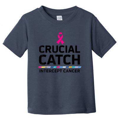 Crucial Catch Intercept Cancer Toddler T-Shirt