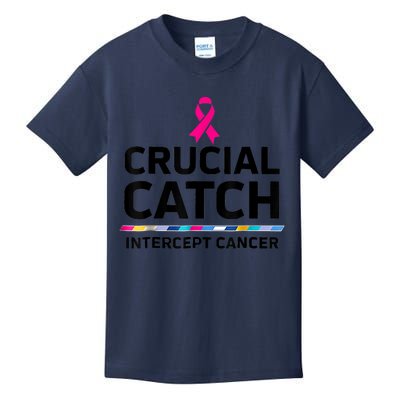 Crucial Catch Intercept Cancer Kids T-Shirt