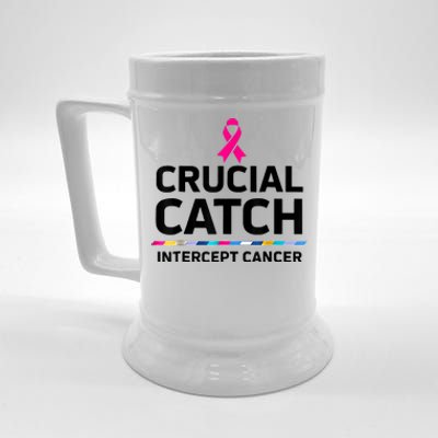 Crucial Catch Intercept Cancer Beer Stein