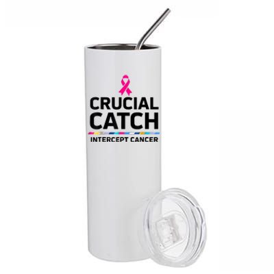 Crucial Catch Intercept Cancer Stainless Steel Tumbler