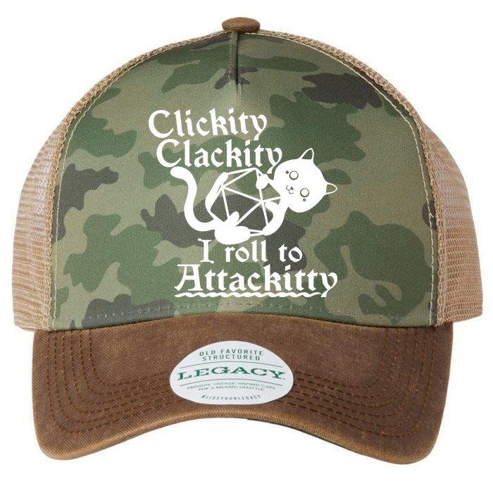Clickity Clackity I Roll To Attackkitty Clickity Clackity Game Dice Legacy Tie Dye Trucker Hat