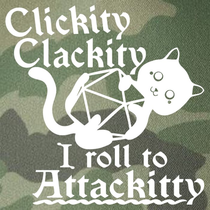 Clickity Clackity I Roll To Attackkitty Clickity Clackity Game Dice Legacy Tie Dye Trucker Hat