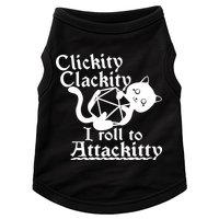 Clickity Clackity I Roll To Attackkitty Clickity Clackity Game Dice Doggie Tank