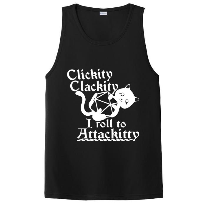 Clickity Clackity I Roll To Attackkitty Clickity Clackity Game Dice PosiCharge Competitor Tank
