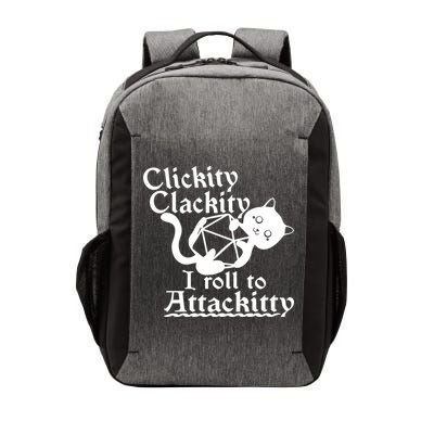 Clickity Clackity I Roll To Attackkitty Clickity Clackity Game Dice Vector Backpack
