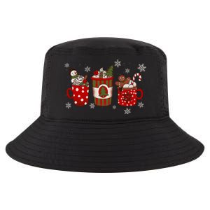 Christmas Coffee Iced Latte Cozy Winter Coffee Lovers Cool Comfort Performance Bucket Hat