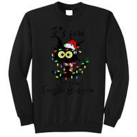 Cat Christmas ItS Fine IM Fine Everything Is Fine Sweatshirt