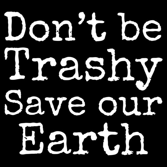 Climate Change Is Real Quote Don't Be Trashy Save Our Earth Gift 7-Panel Snapback Hat