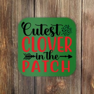 Cutest Clover In The Patch St Patricks Day Coaster