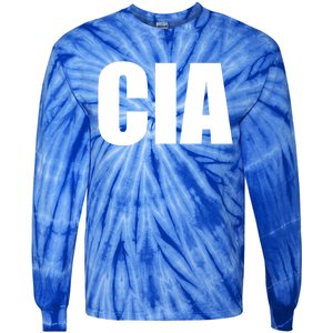 Cia Central Intelligence Agency Gift Tie-Dye Long Sleeve Shirt