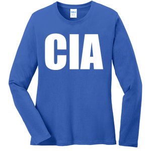 Cia Central Intelligence Agency Gift Ladies Long Sleeve Shirt