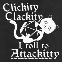 Clickity Clackity I Roll To Attackity Game Dice Attackitty Knit Cap Winter Beanie