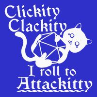 Clickity Clackity I Roll To Attackity Game Dice Attackitty Full-Length Apron With Pockets