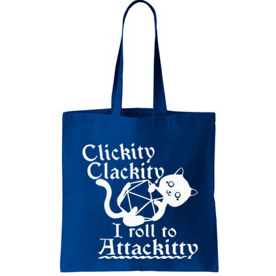 Clickity Clackity I Roll To Attackity Game Dice Attackitty Bag