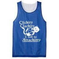 Clickity Clackity I Roll To Attackity Game Dice Attackitty Mesh Reversible Basketball Jersey Tank